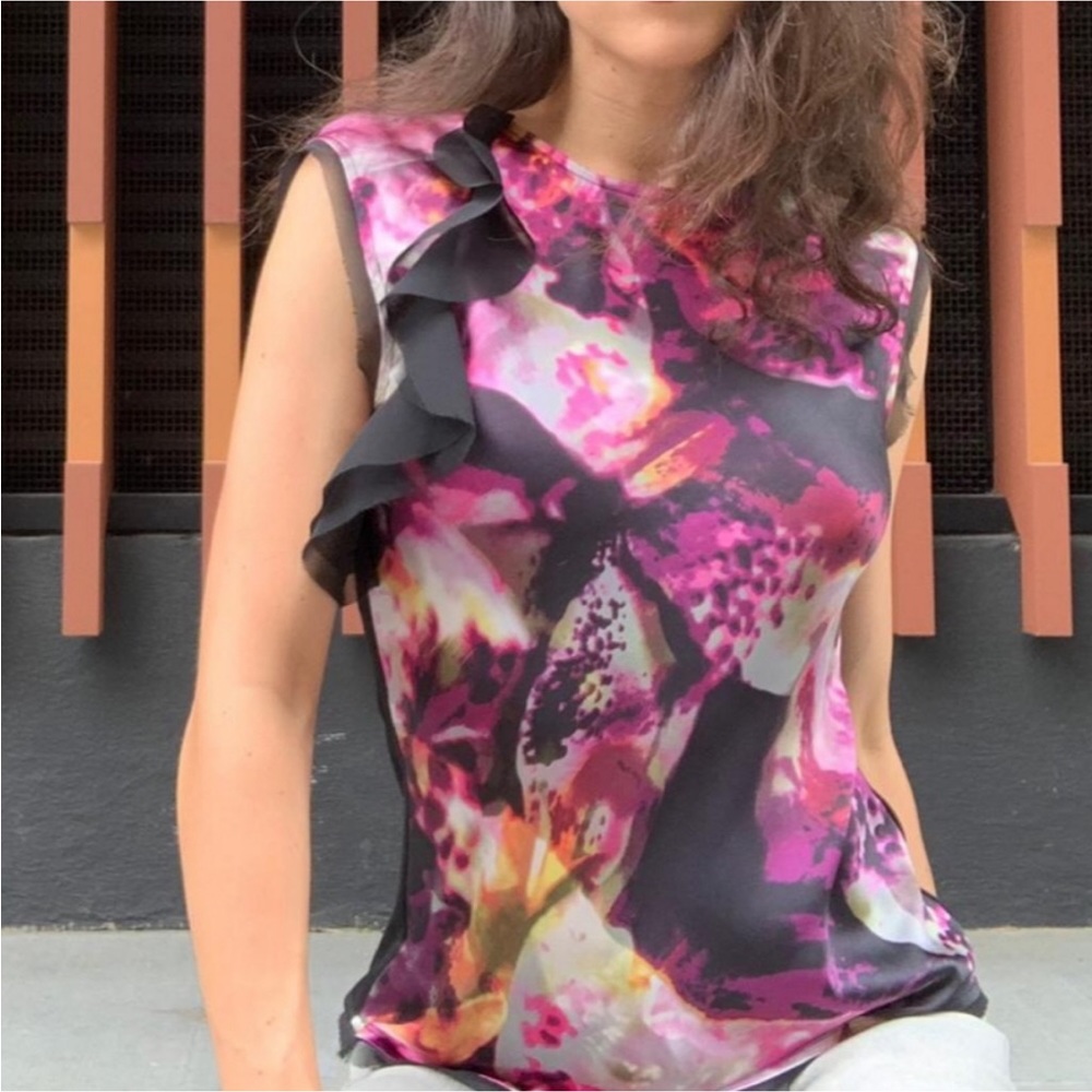 KAREN MILLEN Silk Top